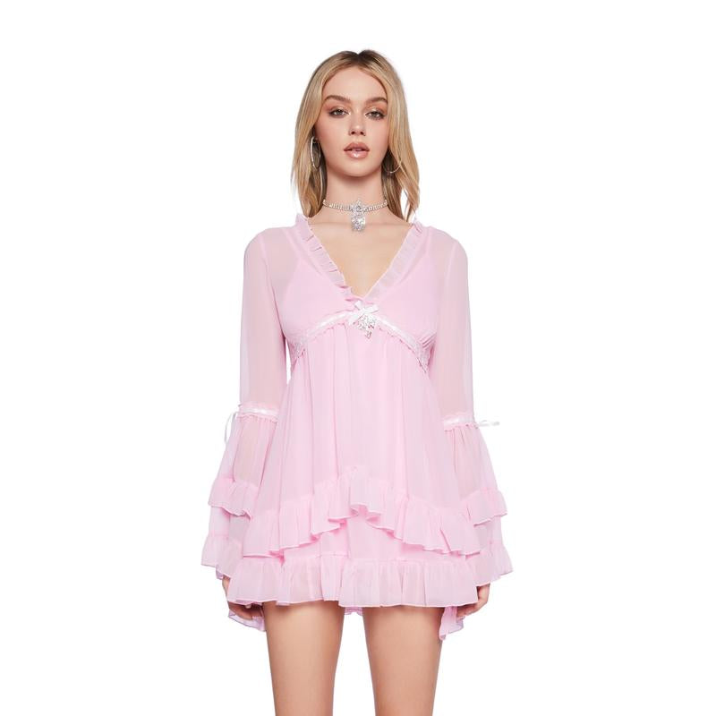 Real Divinity Mini Dress - Light Pink