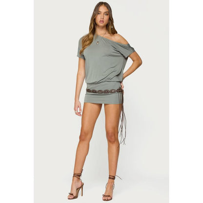 Sevie off Shoulder Mini Dress